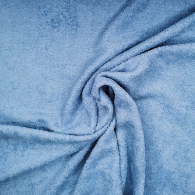 Cotton Towelling Fabric Airforce Blue 150cm 