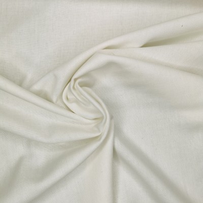 Rayon Linen Mix Fabric White 150cm