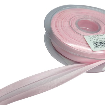 Silky Satin Bias Binding 20mm - Pale Pink 117