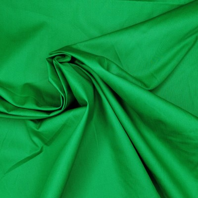 100% Organic Cotton Poplin Fabric - Emerald