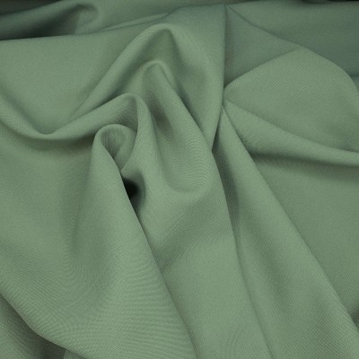Sage Polyester Bi-Stretch Suiting Dress Fabri