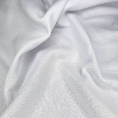 Sweatshirt Fleece Fabric - White 180cm