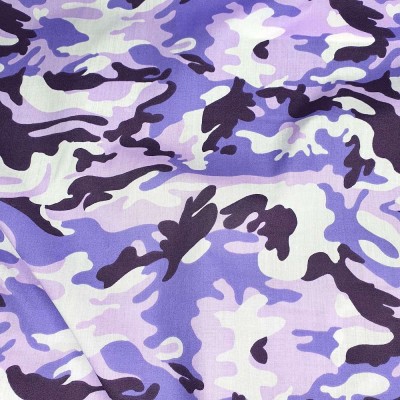 Polycotton Printed Fabric Camouflage Camo - P