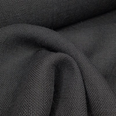 Coloured Hessian 100cm - Black