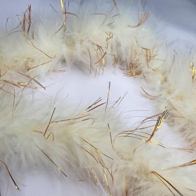 Marabou Feather String (Swansdown) - Cream & 