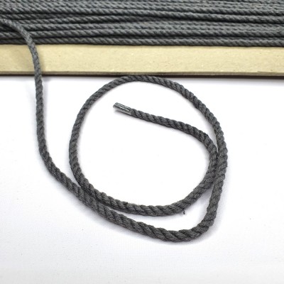 4mm Cotton Cord - Slate Grey