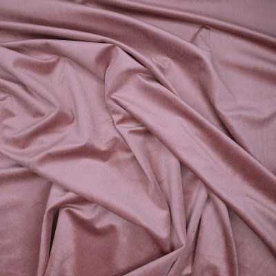London Velour Curtain Upholstery Fabric - Ros