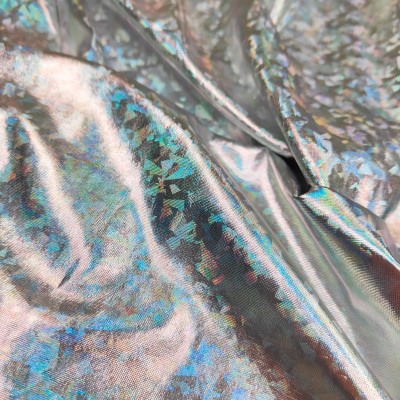 Holographic Mirror Foil Silver