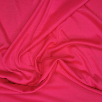 Plain 2 Way Stretch Poly Jersey Fabric - Rose