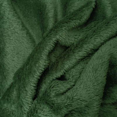 Fuzzy Fleece Fabric - Moss Green 150cm