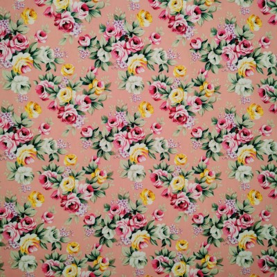 100% Cotton Print Fabric - Vintage Flowers - 