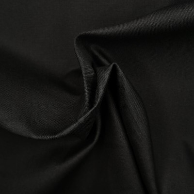 100% Cotton Canvas Fabric - Black