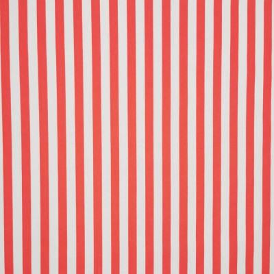 Printed Polycotton Fabric Medium Stripe - Red