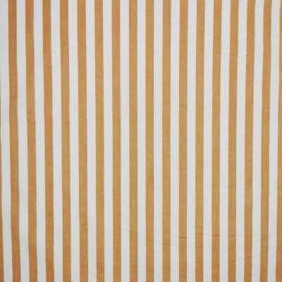 Printed Polycotton Fabric Medium Stripe - Tan