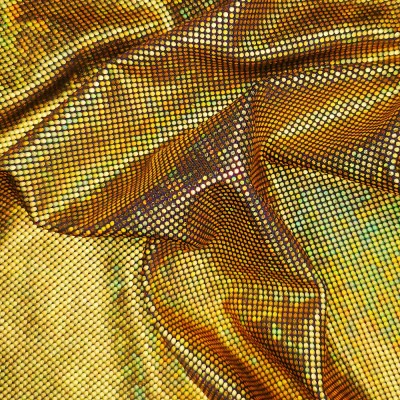 Double-Sided Glossy Liquid-Look Horsehair Novelty Satin - Rich Yellow -  Fabric by the Yard