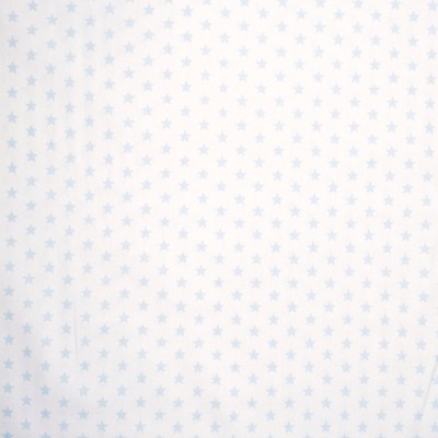100% Cotton Fabric - Mini Stars Light Blue on