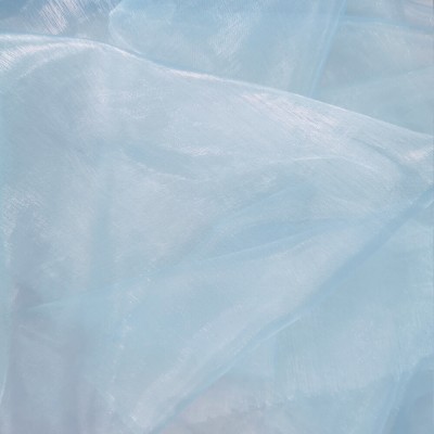 Plain Organza Fabric - Light Blue
