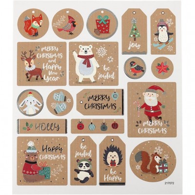 Creotime - Christmas Stickers - 15 x 16.5cm -