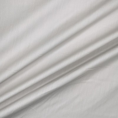 100% Organic Cotton Poplin Fabric - Silver