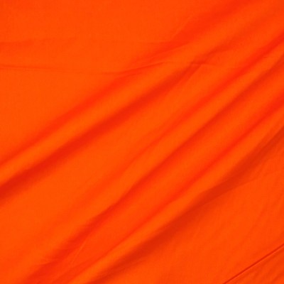 100% Organic Cotton Poplin Fabric - Orange