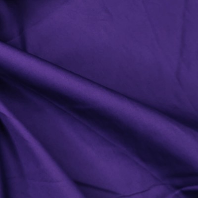 100% Organic Cotton Poplin Fabric - Purple
