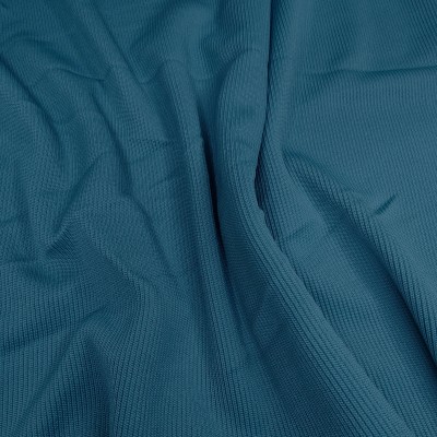 2x2 Knitted Rib - Denim Blue