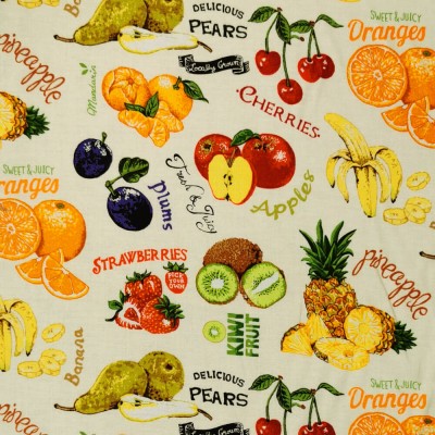 100% Cotton Print Fabric by Nutex - Market Fr