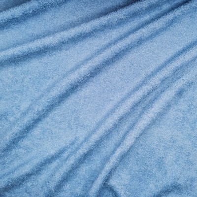 Cotton Towelling Fabric Airforce Blue 150cm 