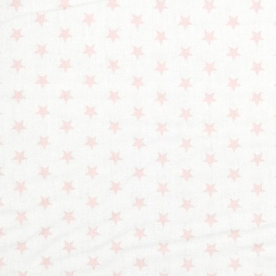 100% Cotton Fabric - Mini Stars Candy Pink on