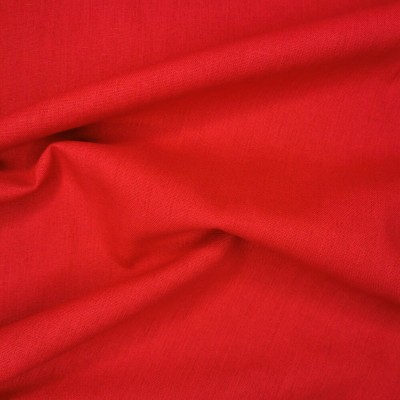 Rayon Linen Mix Fabric Red 150cm