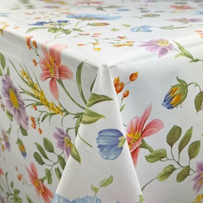 PVC Embosed Table Cover Protector - Floral