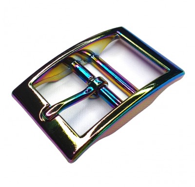 Collar Buckle - 25mm - Rainbow Neo-Chrome 