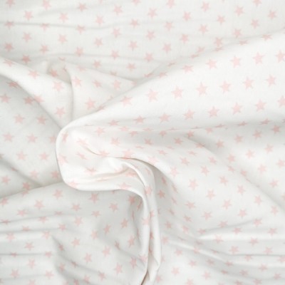 100% Cotton Fabric - Mini Stars Candy Pink on