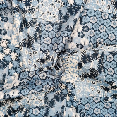 100% Cotton Poplin Fabric - Patchwork Flowers