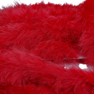 Marabou Feather String (Swansdown) - Red