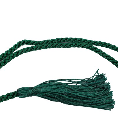 Dressing Gown Cord With Tassels - Dark Green