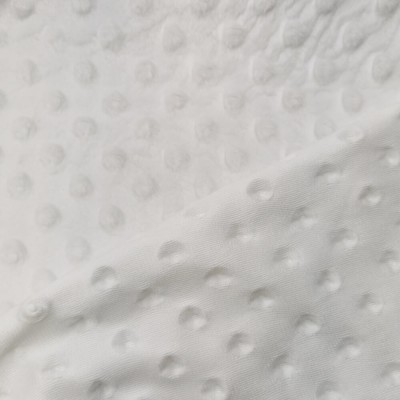 Supersoft Bubble Dimple Fleece - White