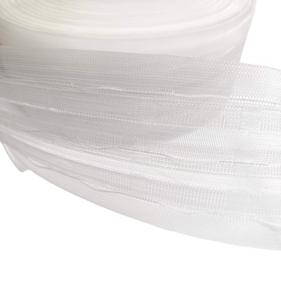 Curtain Header Tape 76mm Clear Woven Pocket
