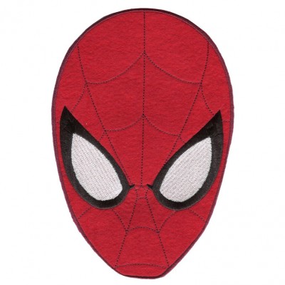 Marvel X-Large Iron-On Spiderman Motif Face 200mm x 135mm