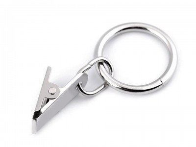 Curtain Clips with Rings 25 mm
