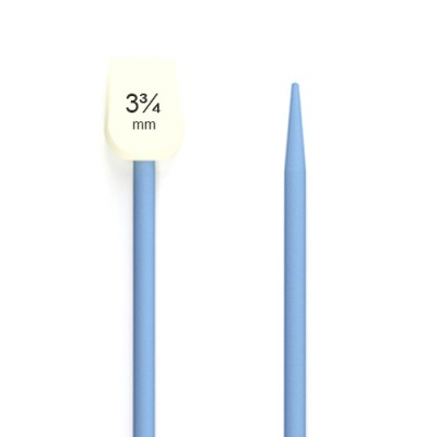 Essentials Knitting Pins (Needles) Childrens - 18cm x 3.75mm Light Blue