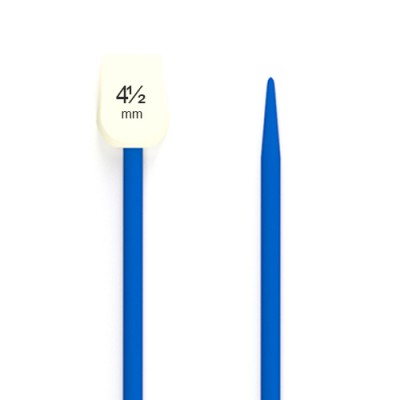 Essentials Knitting Pins (Needles) Childrens - 18cm x 4.5mm Blue