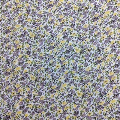 Printed Polycotton Fabric - Small Flowers Cal