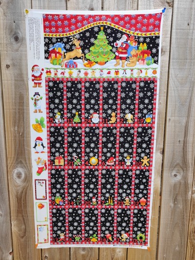 A - Nutex 100% Cotton Fabric Christmas Panel 