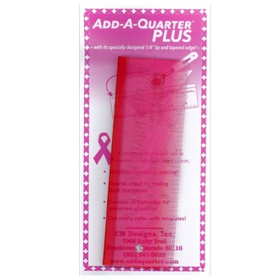 Add-A-Quarter 6 Pink Ruler Plus 