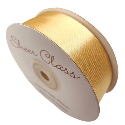 6mm Double-sided Satin Ribbon - Antique Gold 