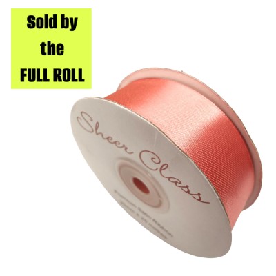 6mm Double-sided Satin Ribbon - Antique Pink **FULL ROLL**