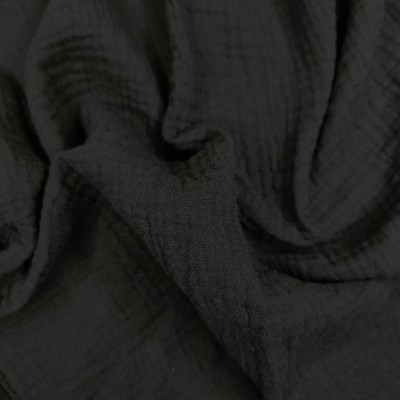100% Cotton Bambula Fabric - Black