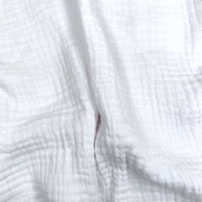 100% Cotton Bambula Fabric - White