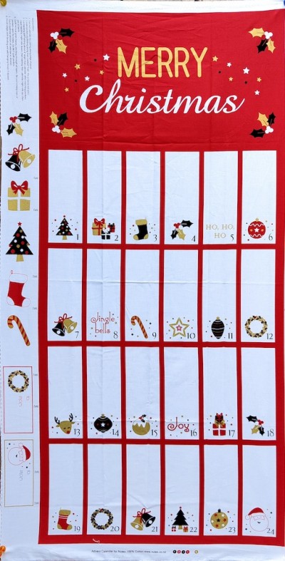 B - Nutex Christmas Advent Calendar Panel - R
